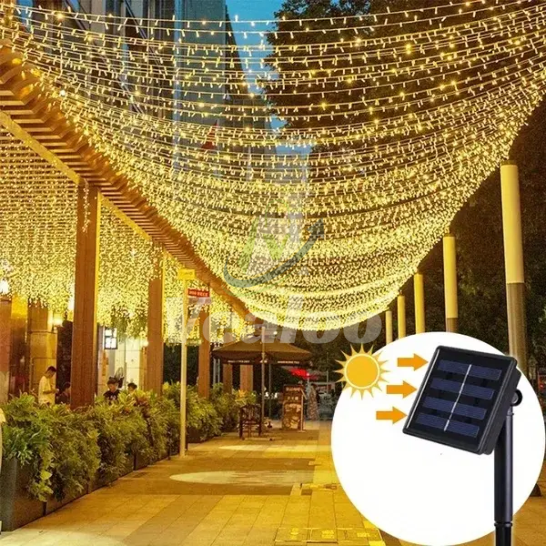 Guirnalda con Panel Solar 25 Metros