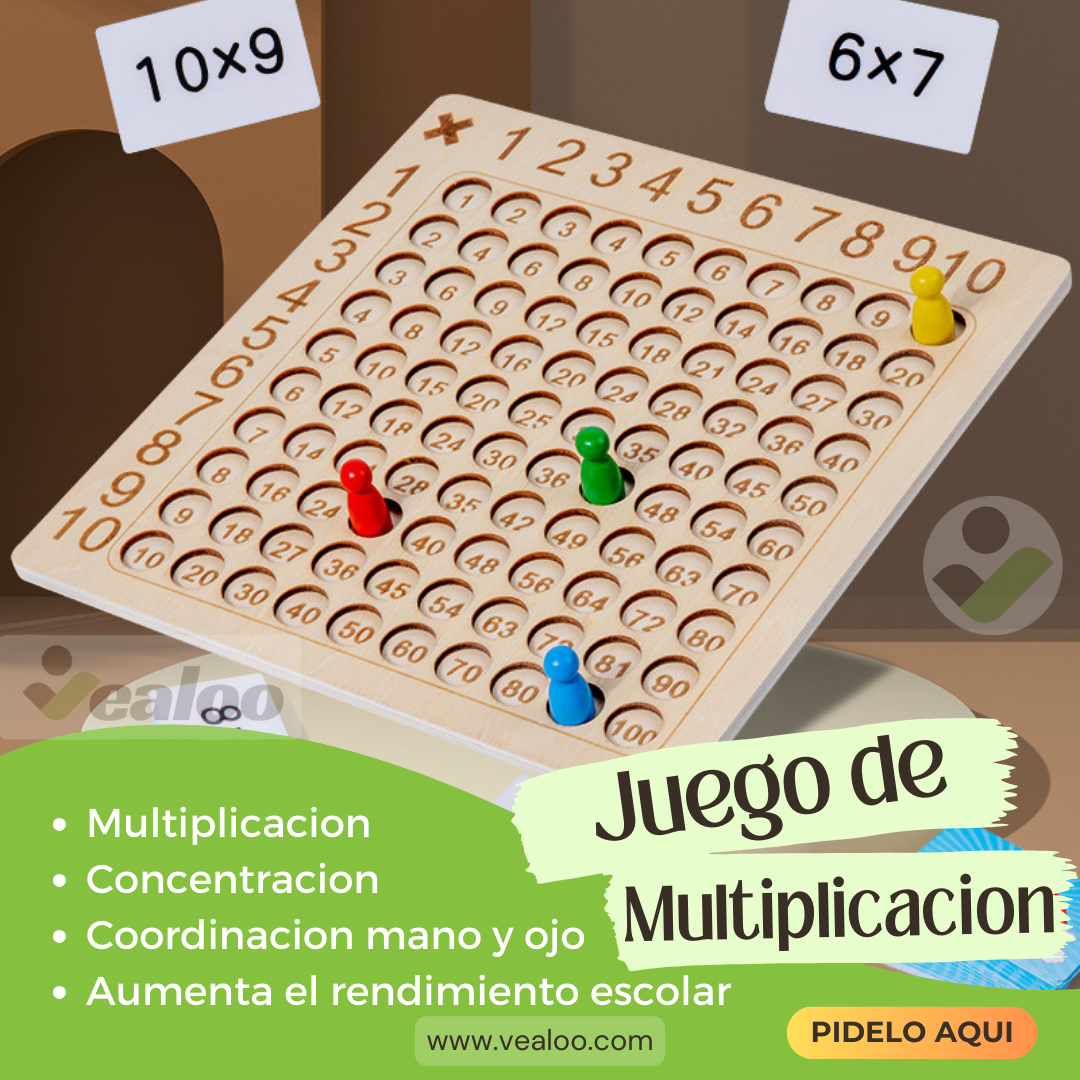 Juego Educativo de Multiplicación
