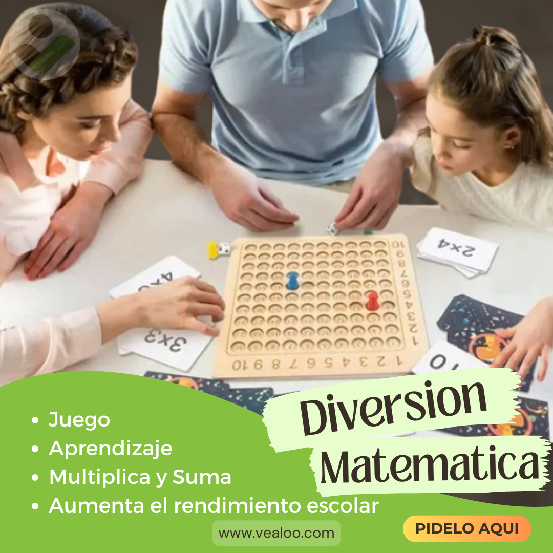 Juego de Multiplicación y Suma Montessori