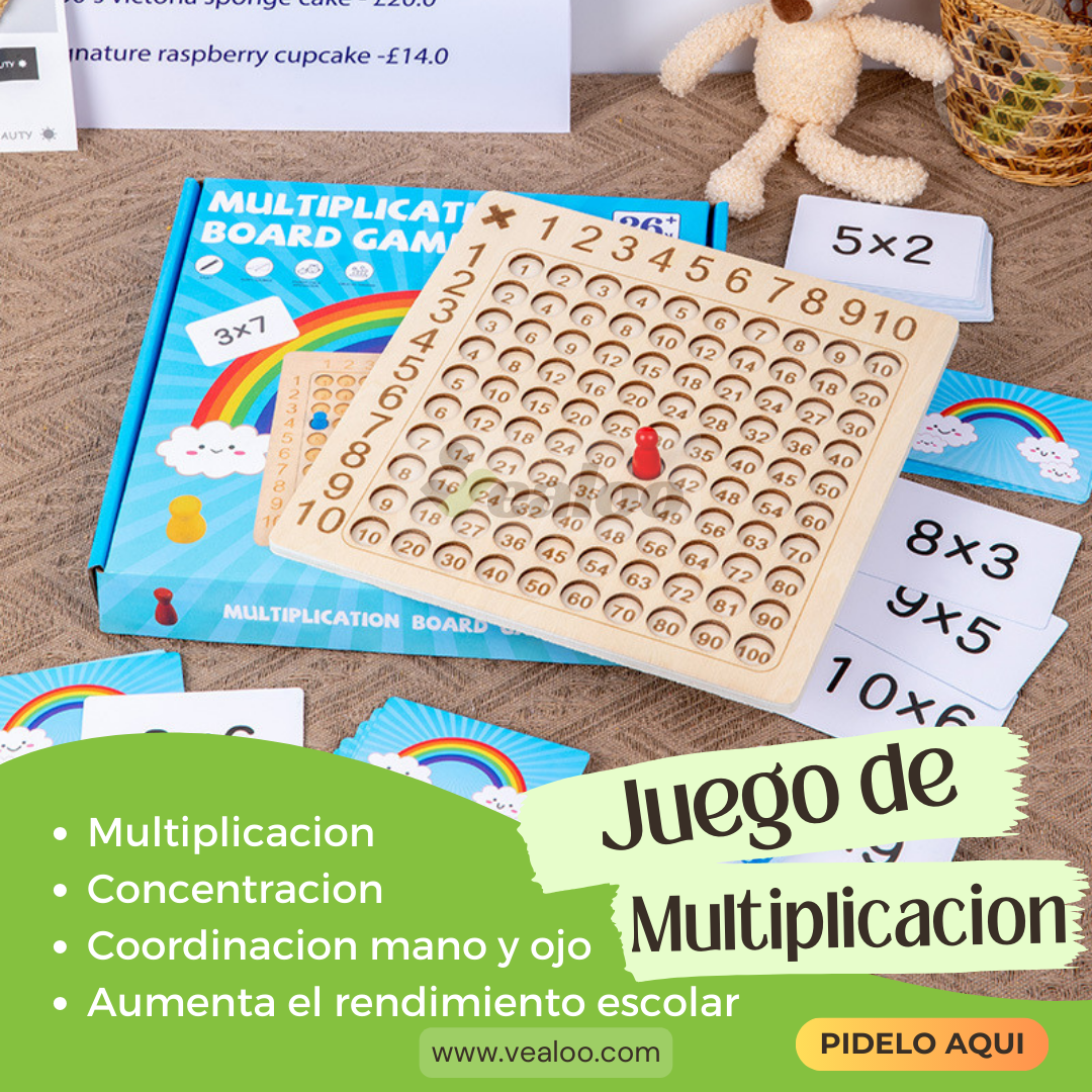 Juego Educativo de Multiplicación