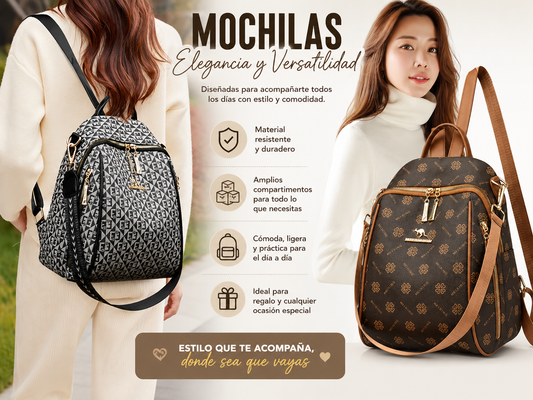 Mochila Bolso Alessa 💎 B005