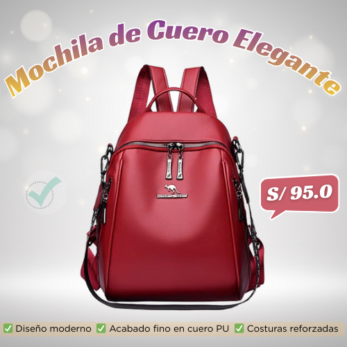 Mochila de Cuero Elegante
