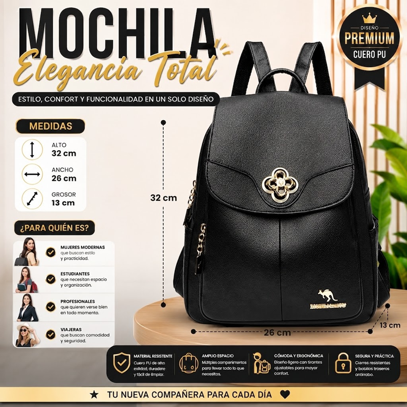 Mochila Elegante Avelia 💎 B041