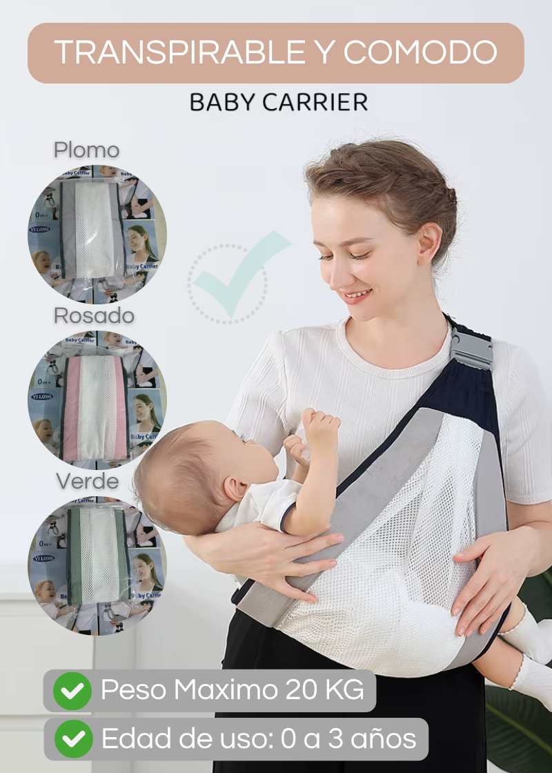 PortaBEBE Transpirable y Comodo 🚼