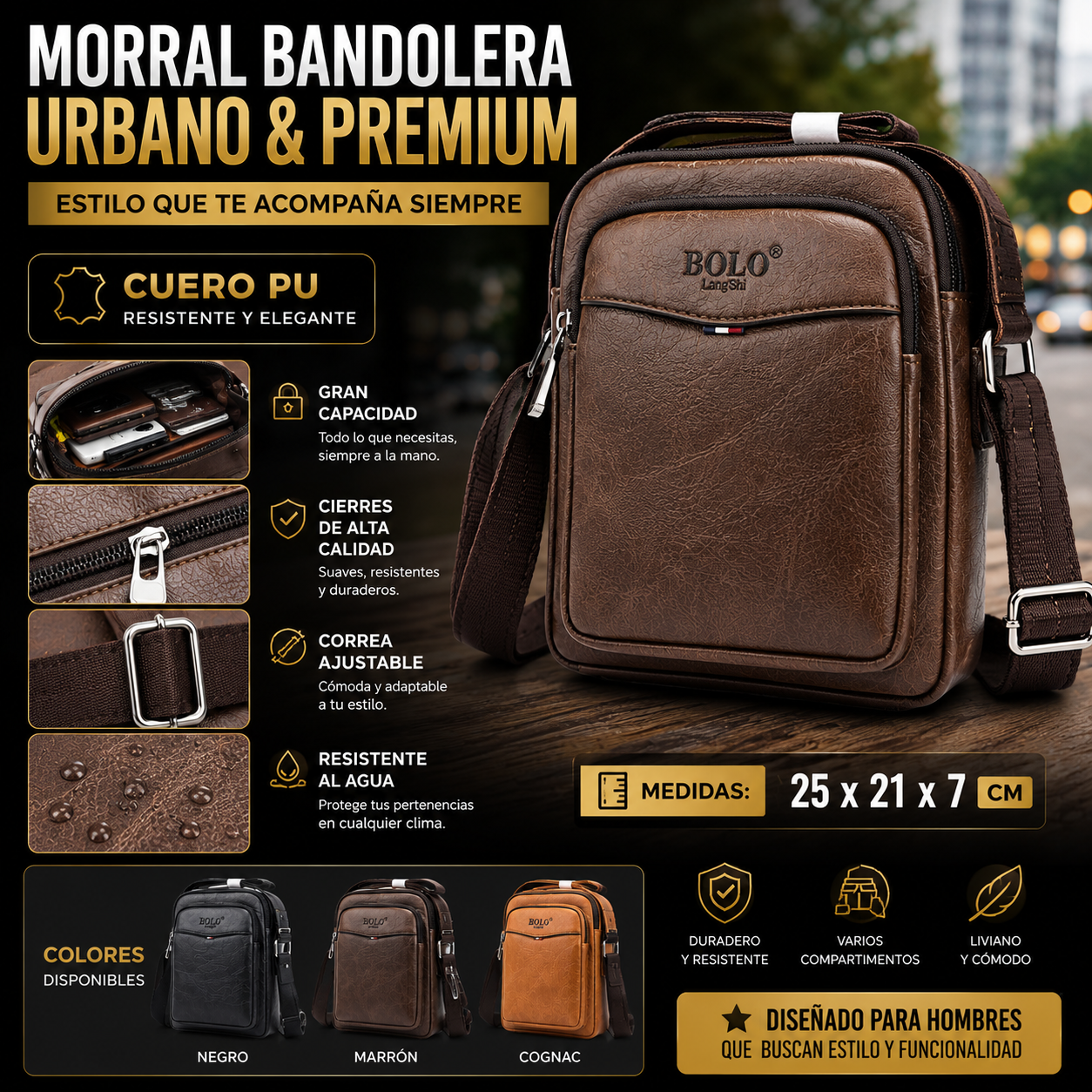 Morral Bandolera Voyager
