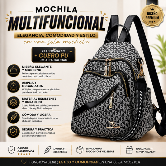 Mochila Elegante Elisse 💎 B006