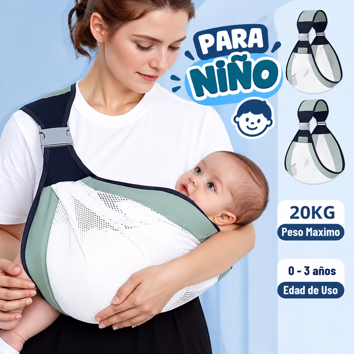 PortaBebé Ergonómico Premium