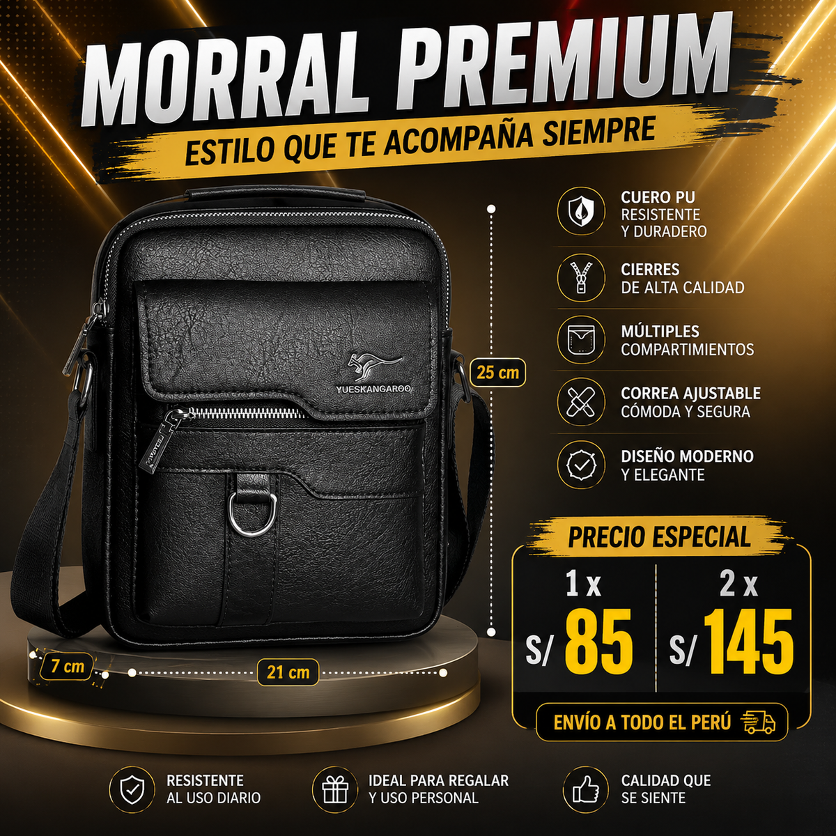 Morral Bandolera Titan