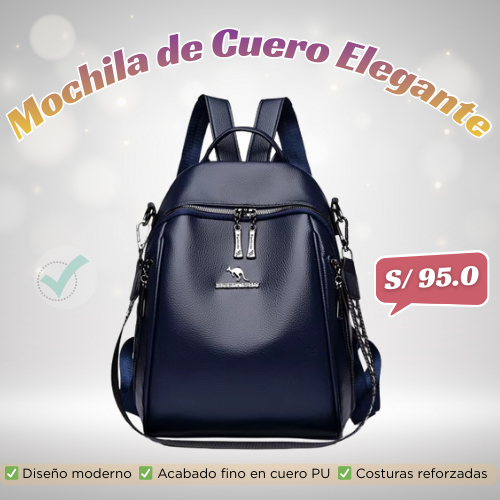 Mochila de Cuero Elegante