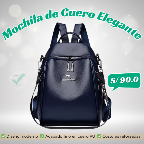 Mochila de Cuero Elegante