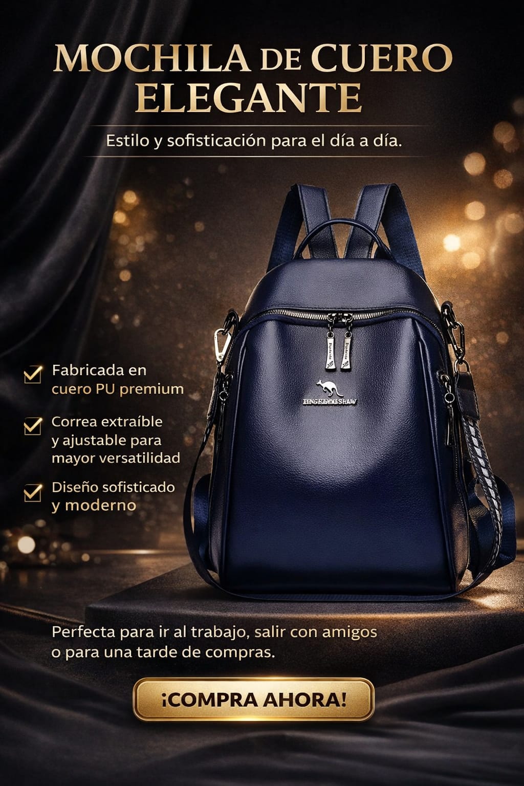 Mochila de Cuero Elegante