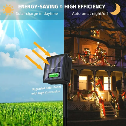 Guirnalda con Panel Solar 25 Metros